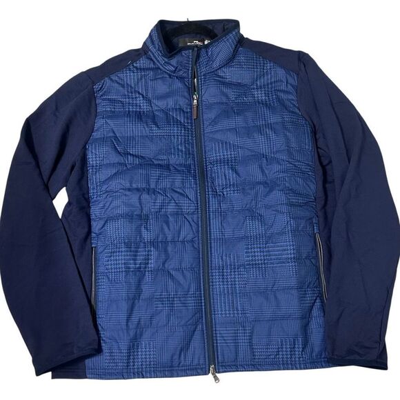 NWT! Polo Ralph Lauren RLX Golf Full Zip Navy Lightweight Jacket Mens Sz XXL - Picture 1 of 9